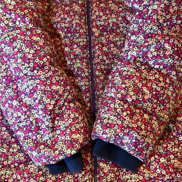 Lands' End Floral Fleece-Lined Jacket - Picture 4 of 4